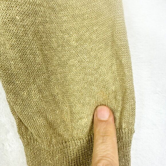 Bryn Walker Linen Cardigan Size Small Lightweight Minimalist Open Front Drape - Picture 3 of 5